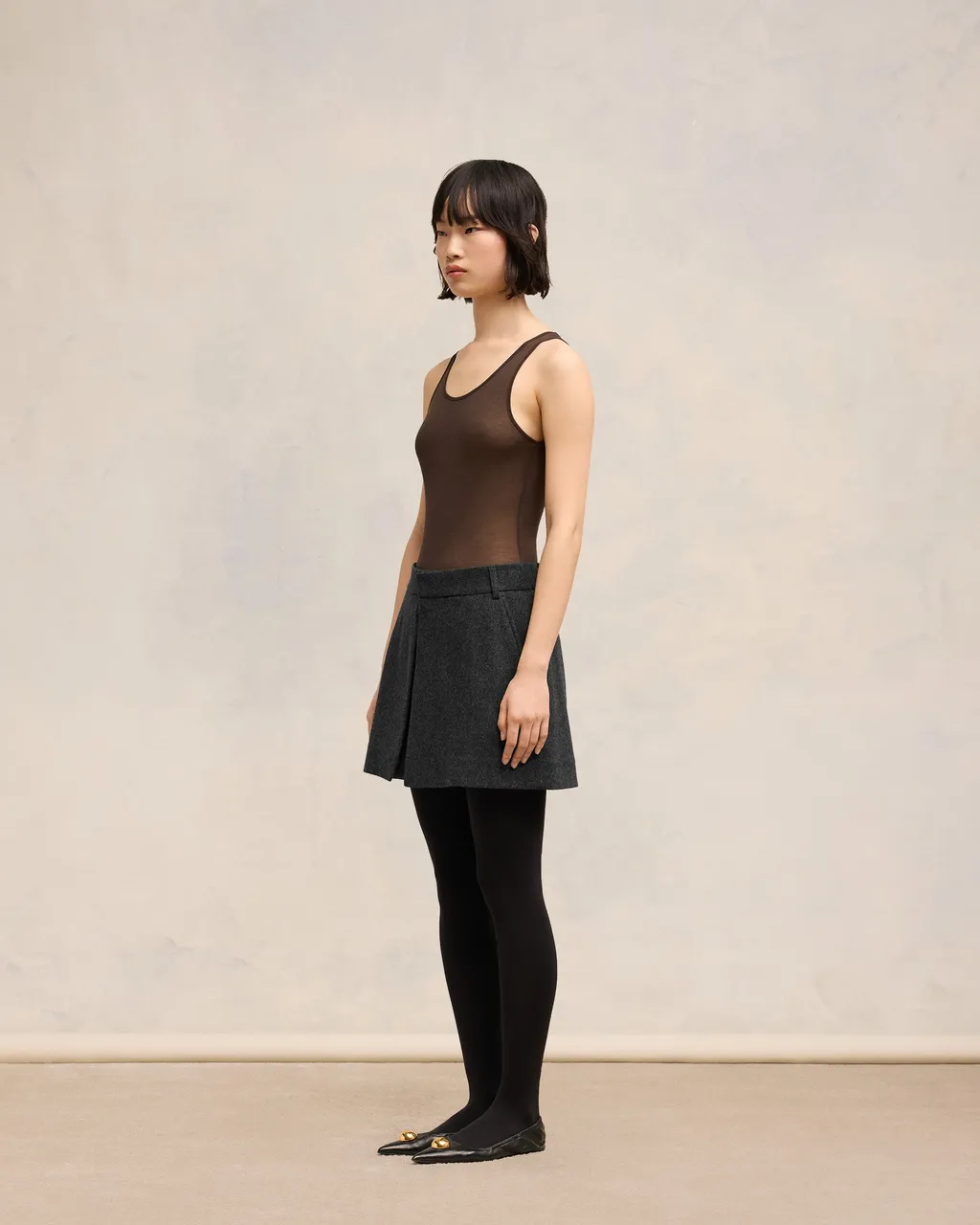 Stitched Miniskirt