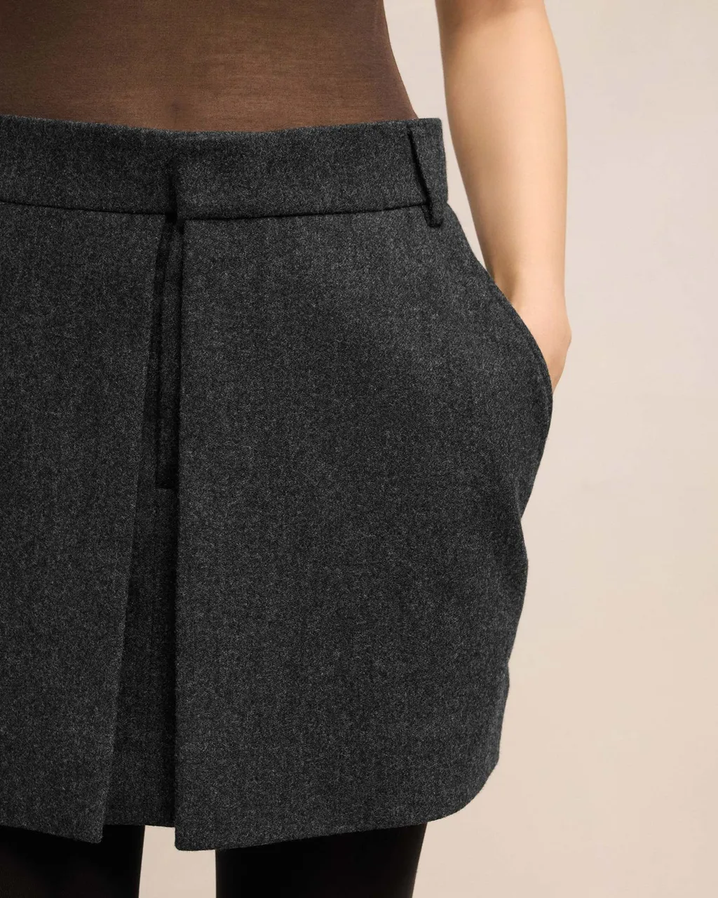 Stitched Miniskirt