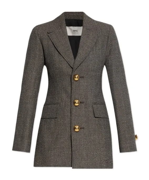 Single Breasted Fitted Jacket