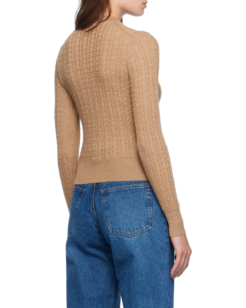 Cableknit Crewneck Sweater