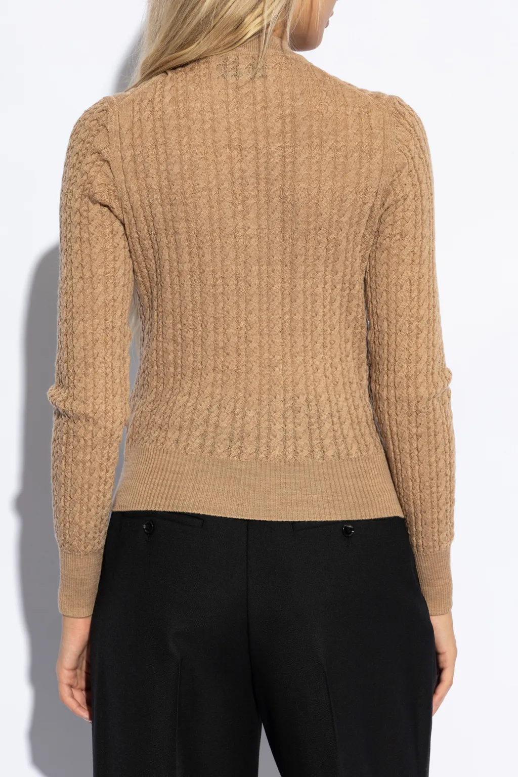 Cableknit Crewneck Sweater