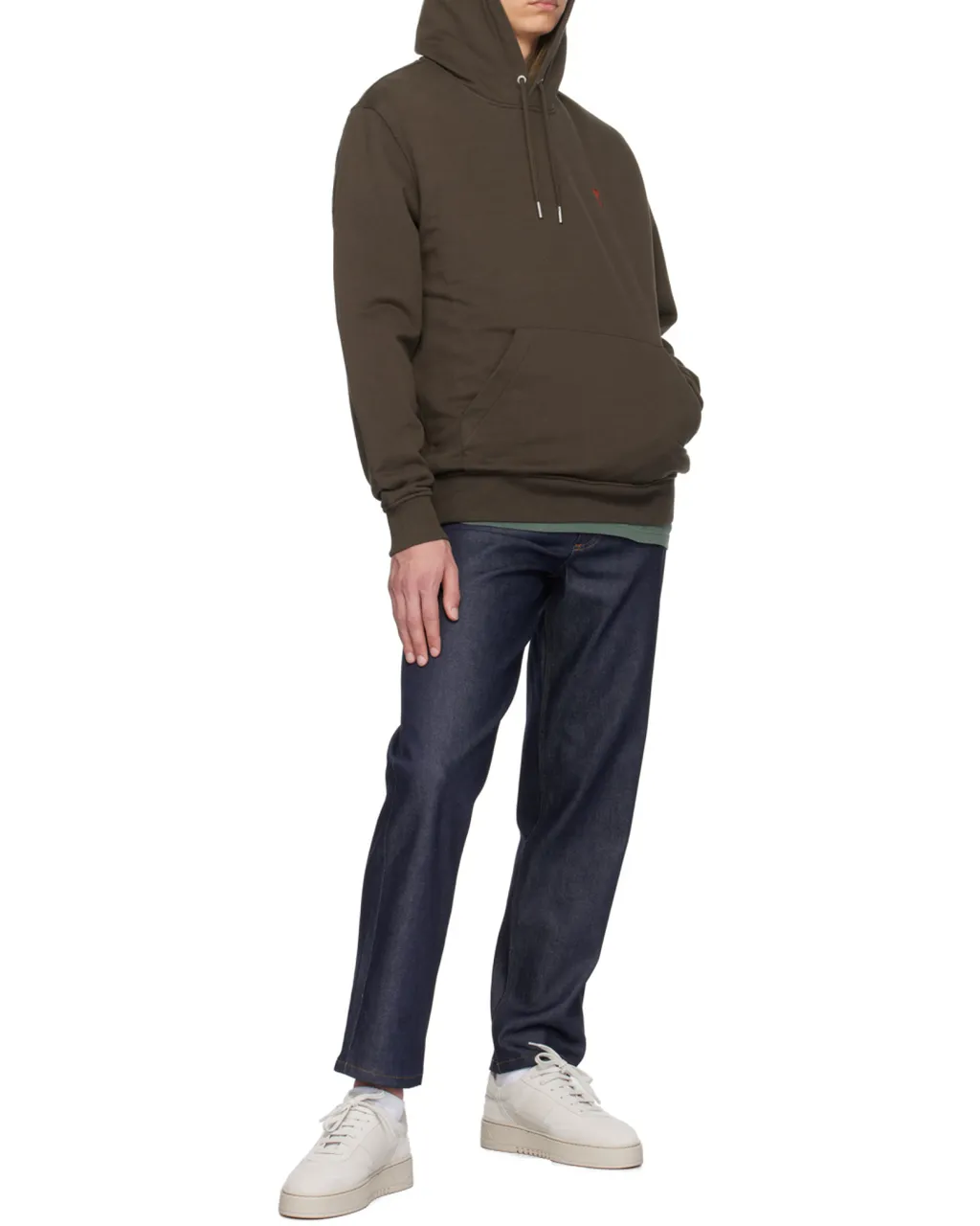 Ami De Coeur Drawstring Long-Sleeved Hoodie