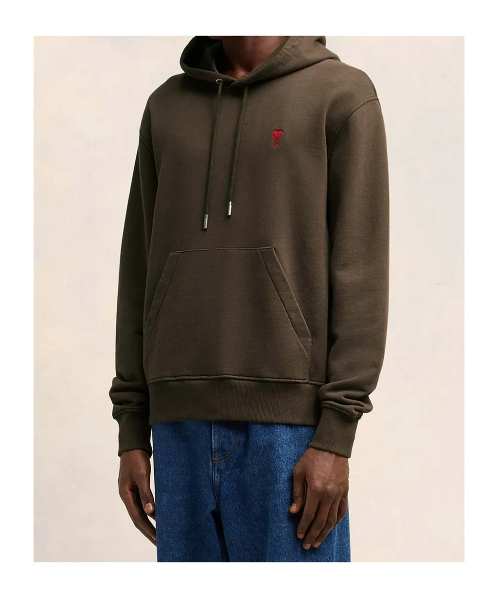 Ami De Coeur Drawstring Long-Sleeved Hoodie