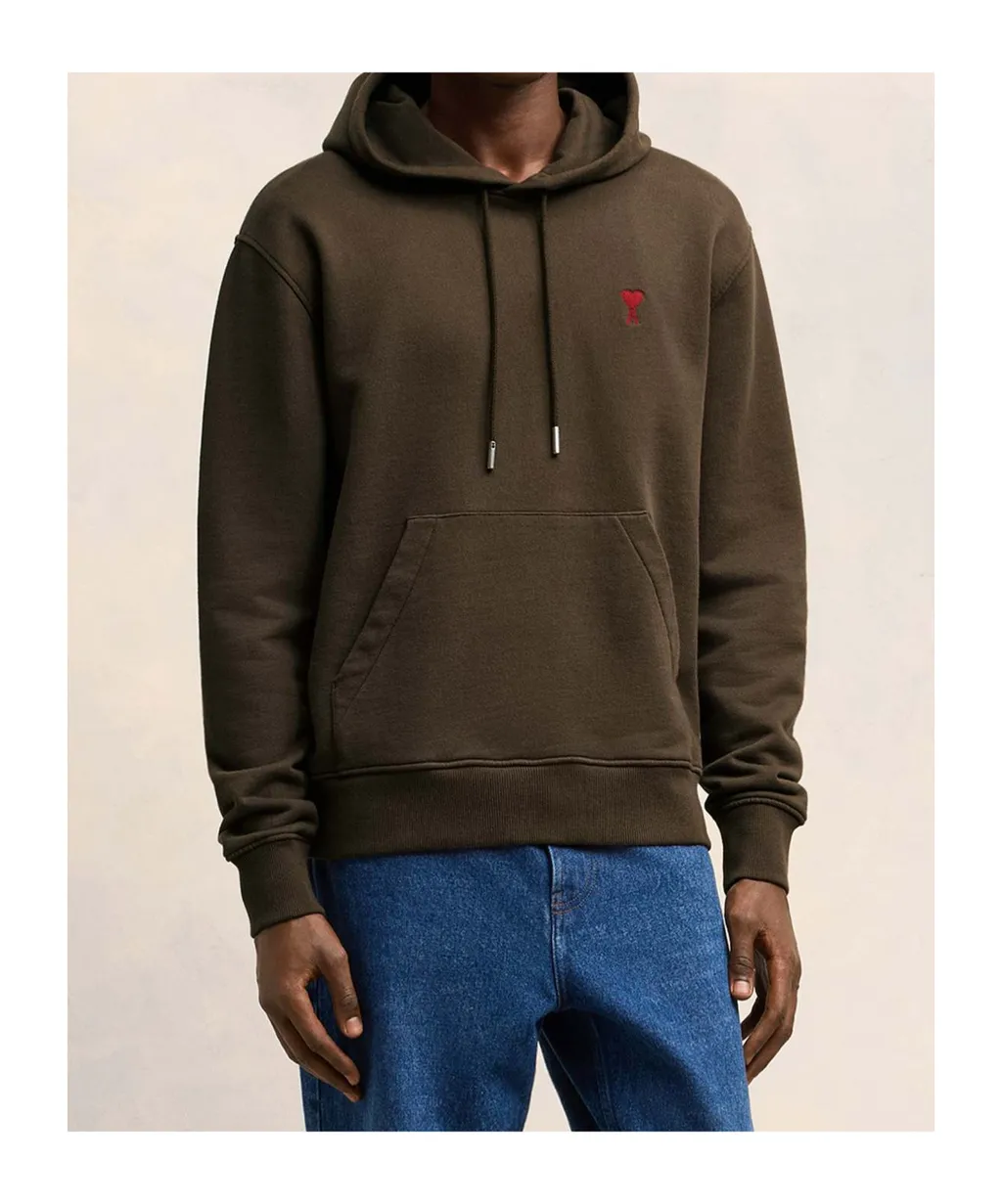 Ami De Coeur Drawstring Long-Sleeved Hoodie