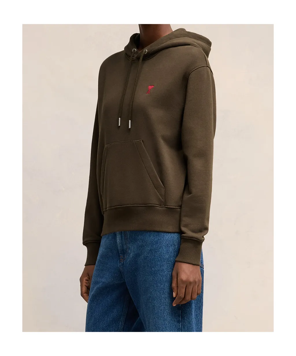 Ami De Coeur Drawstring Long-Sleeved Hoodie
