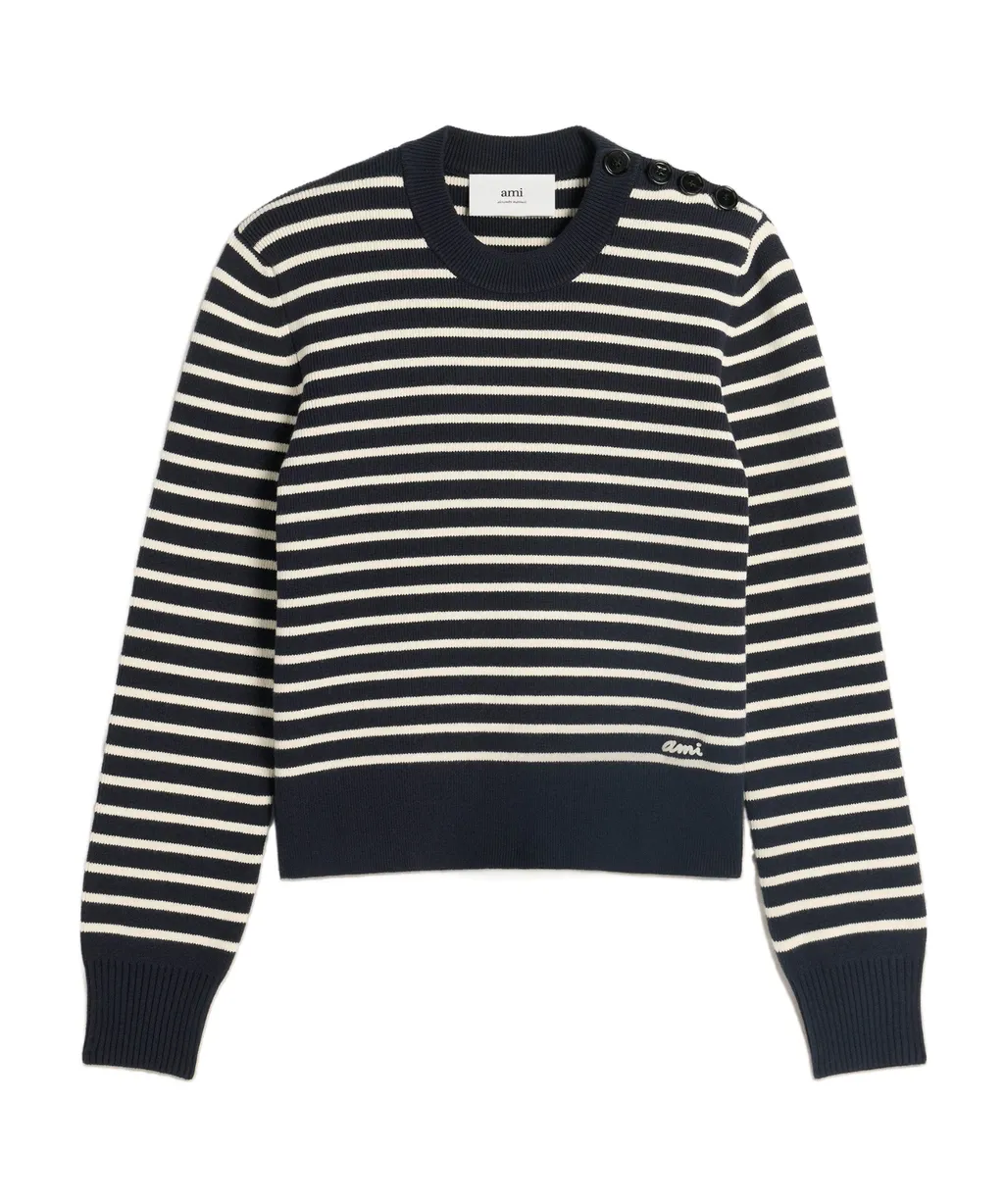 Striped Crewneck Sailor Jumper