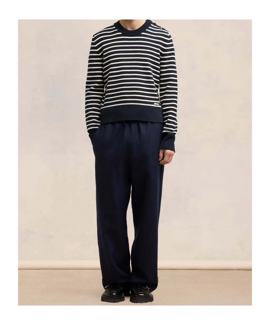 Striped Crewneck Sailor Jumper