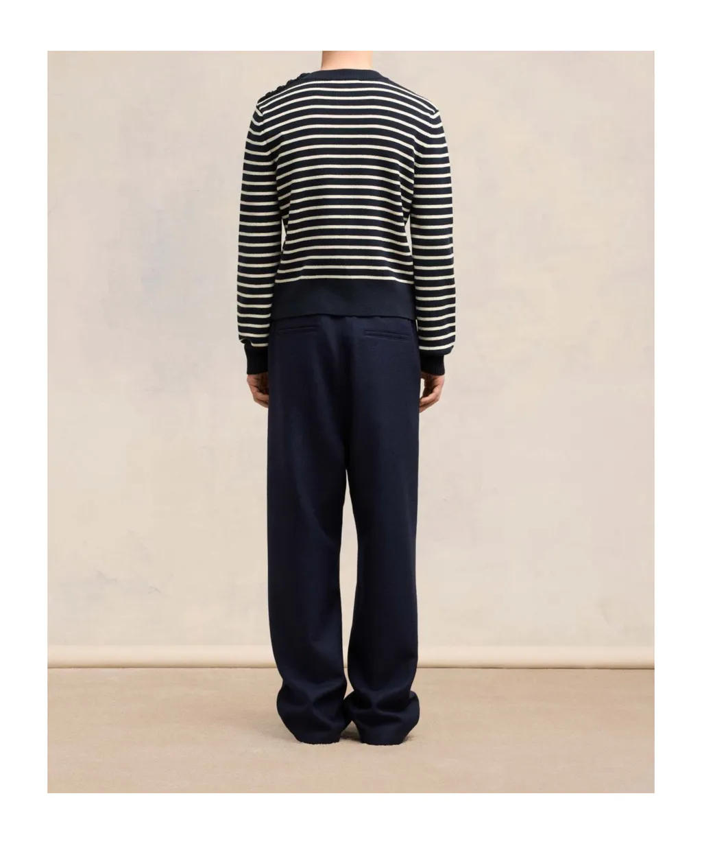 Striped Crewneck Sailor Jumper