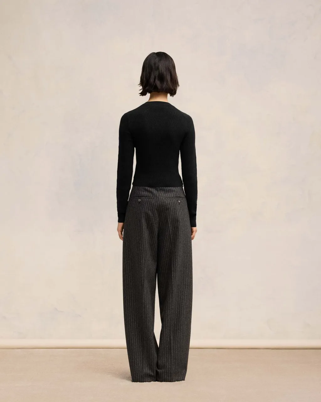 De Coeur Mesh Round-Neck Sweater