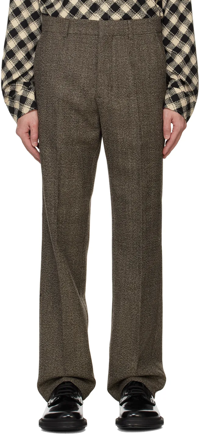 Straight-Leg Tailored Trousers