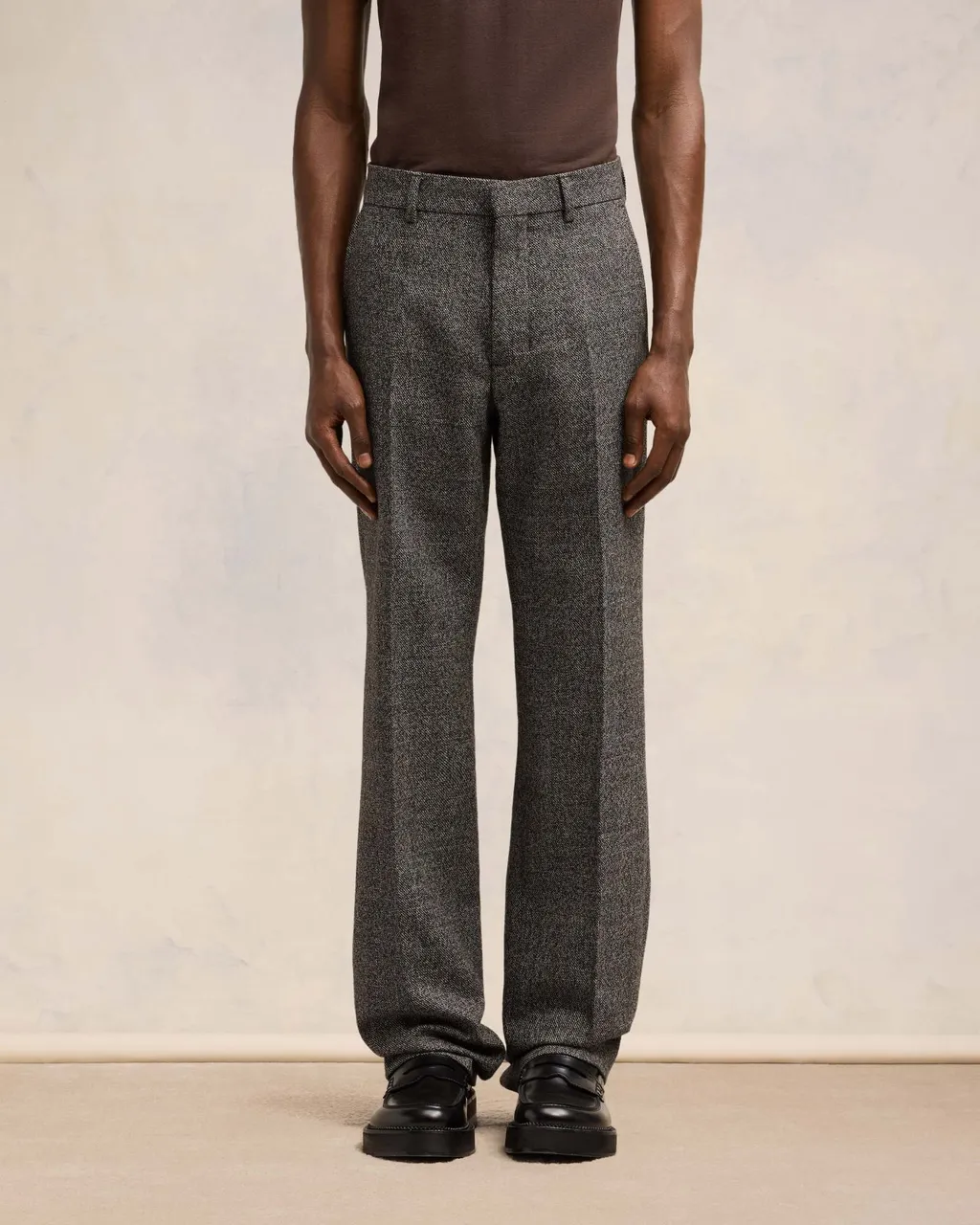 Straight-Leg Tailored Trousers