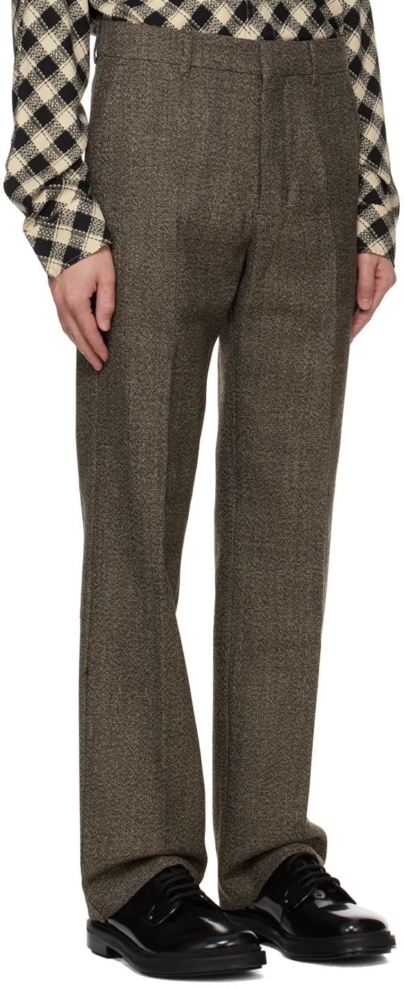 Straight-Leg Tailored Trousers