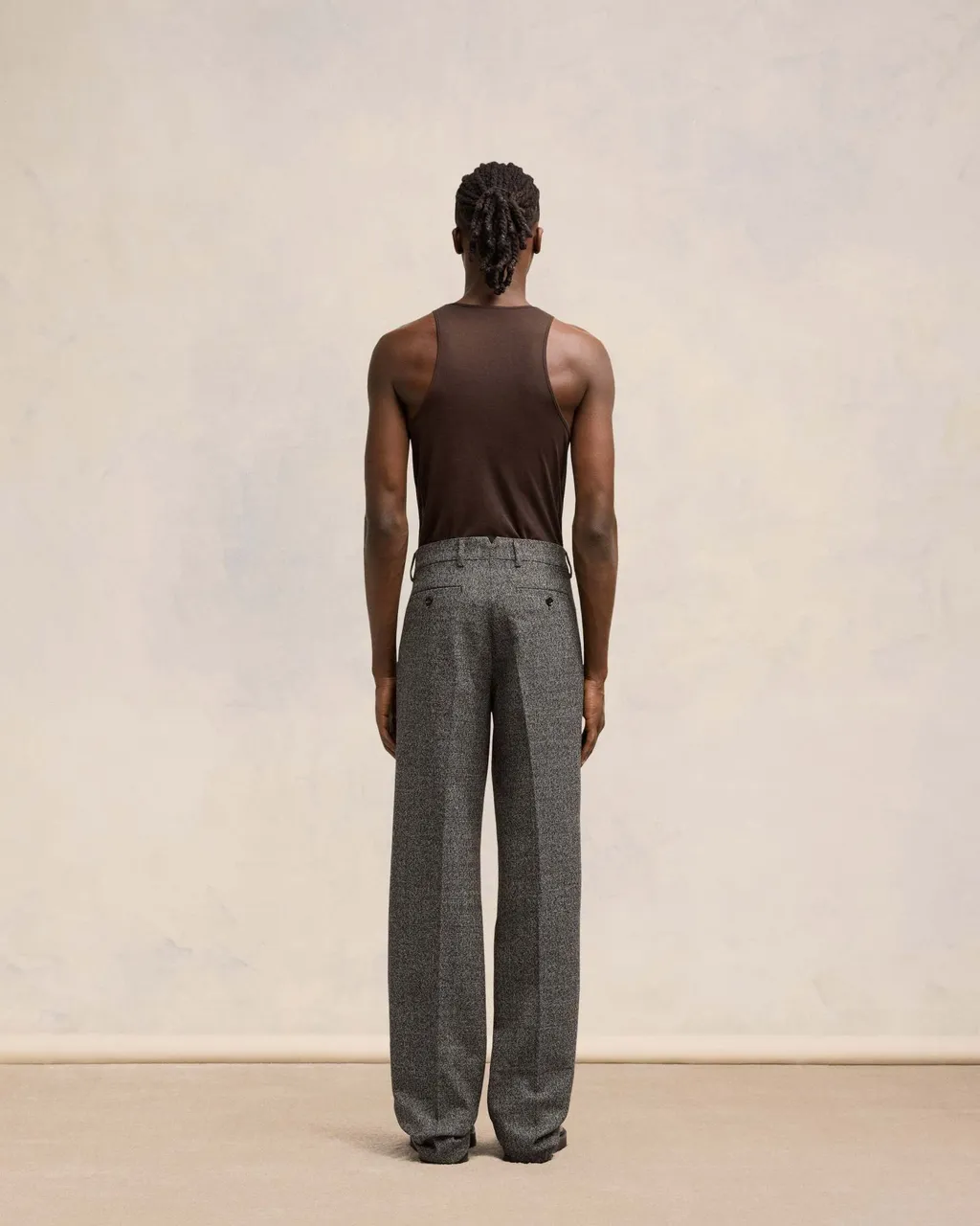 Straight-Leg Tailored Trousers