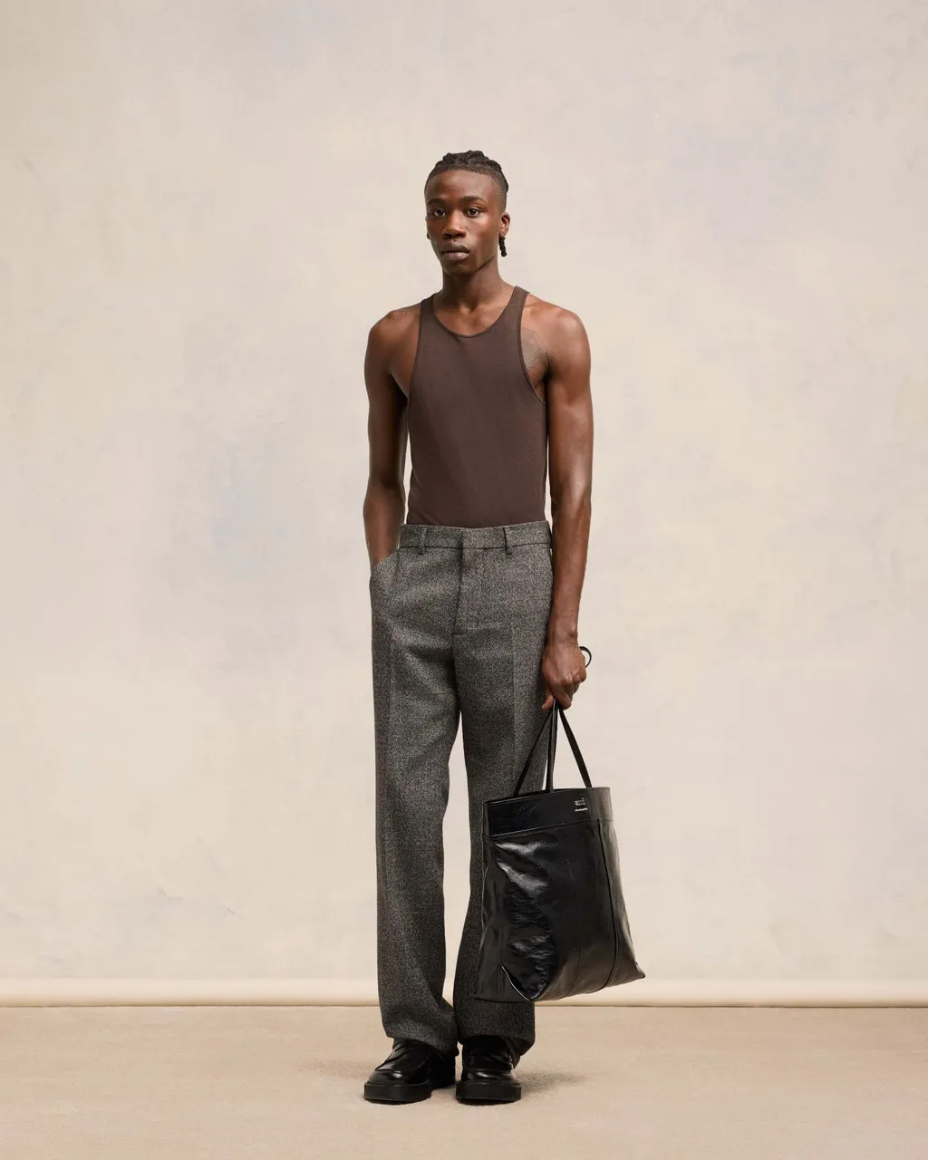 Straight-Leg Tailored Trousers