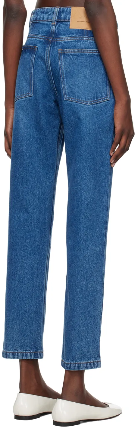 Straight-Leg Slim Fit Jeans
