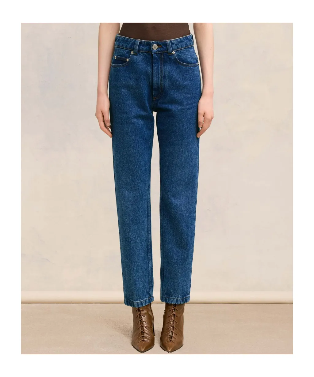 Straight-Leg Slim Fit Jeans