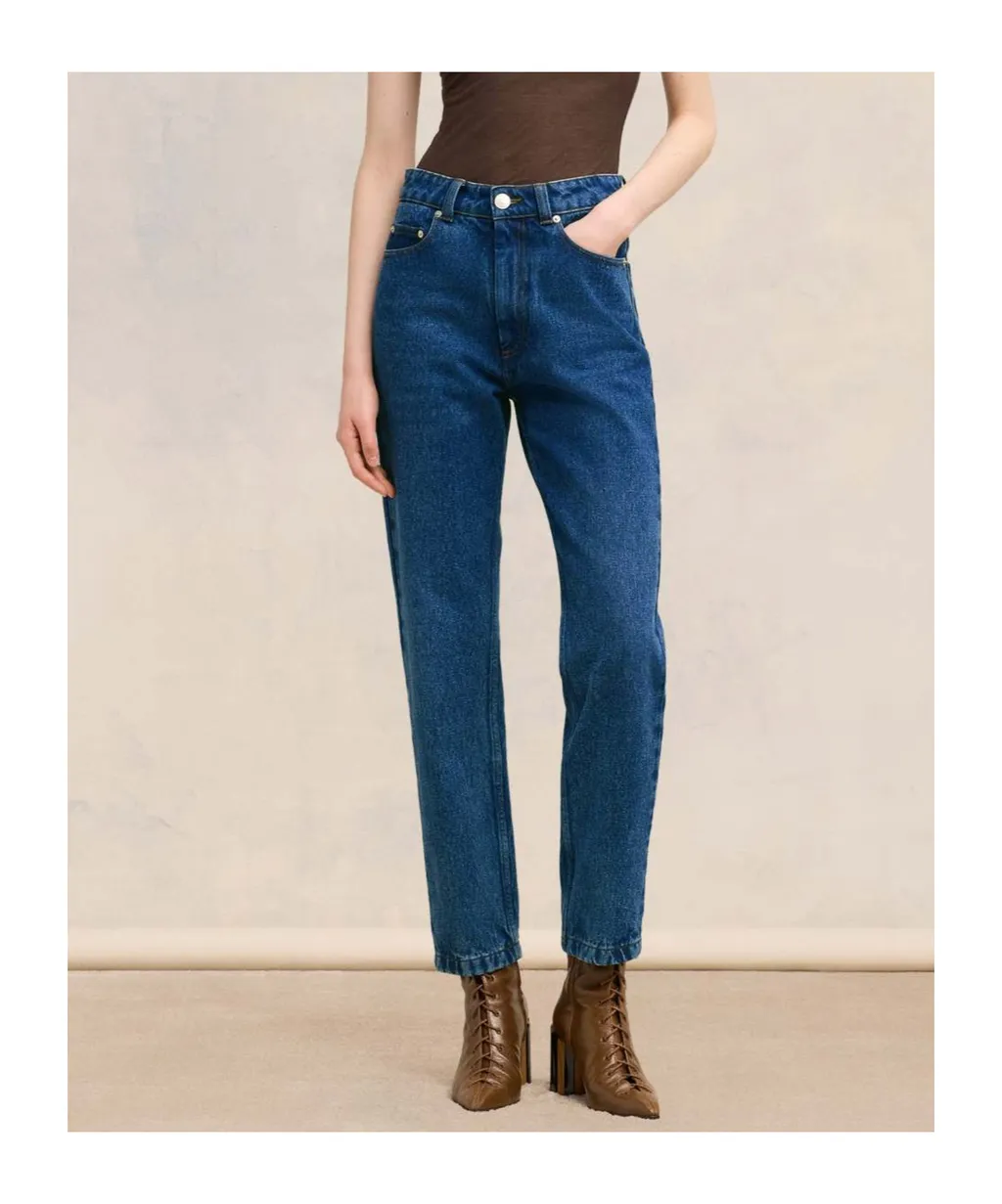 Straight-Leg Slim Fit Jeans