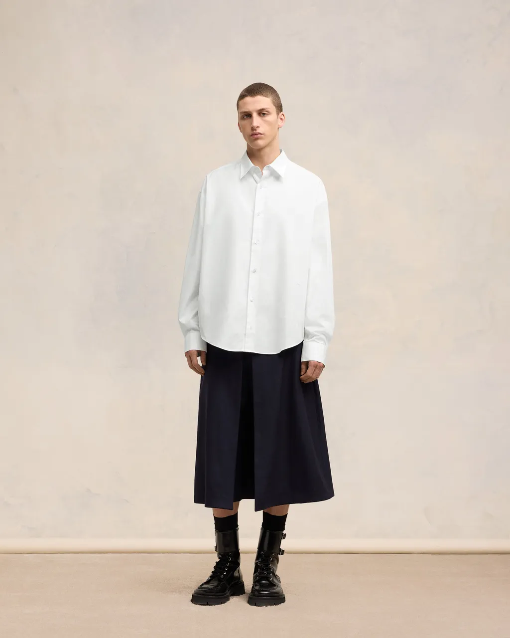 Boxy Fit Poplin Shirt