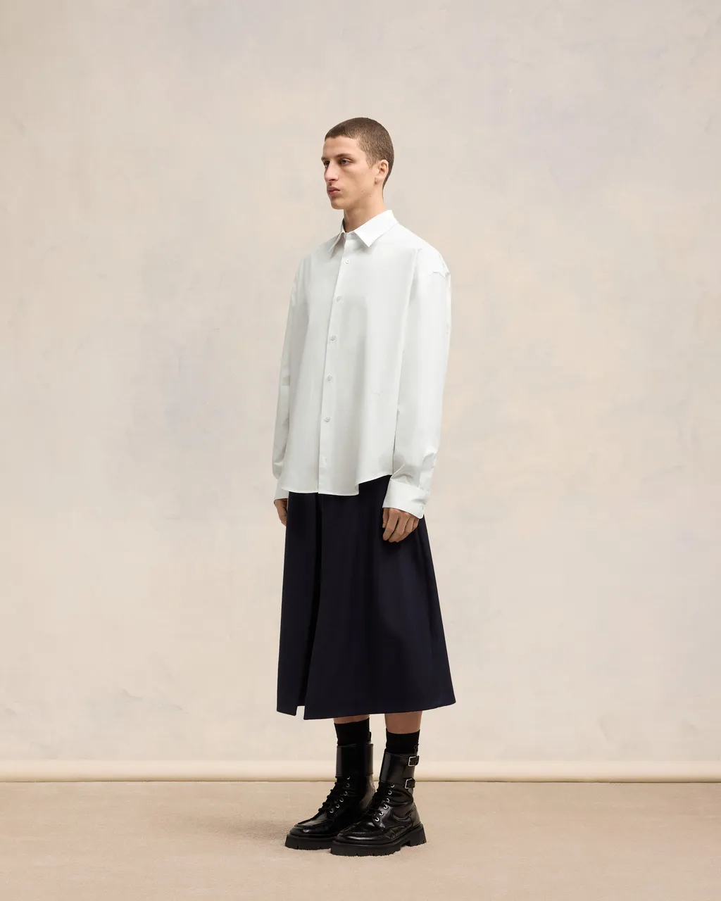Boxy Fit Poplin Shirt