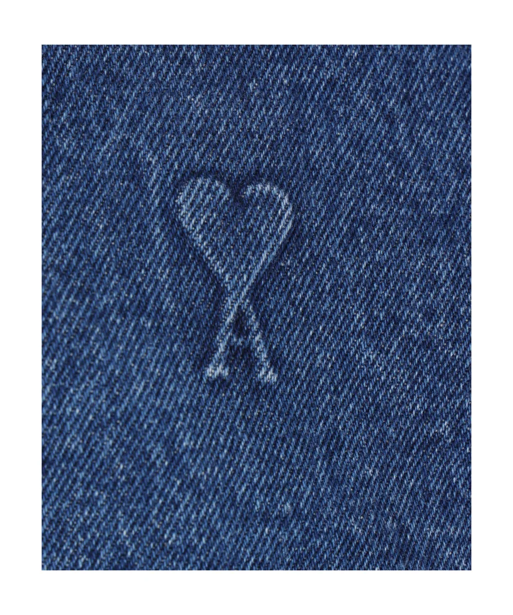 Ami De Coeur Zipped Denim Jacket