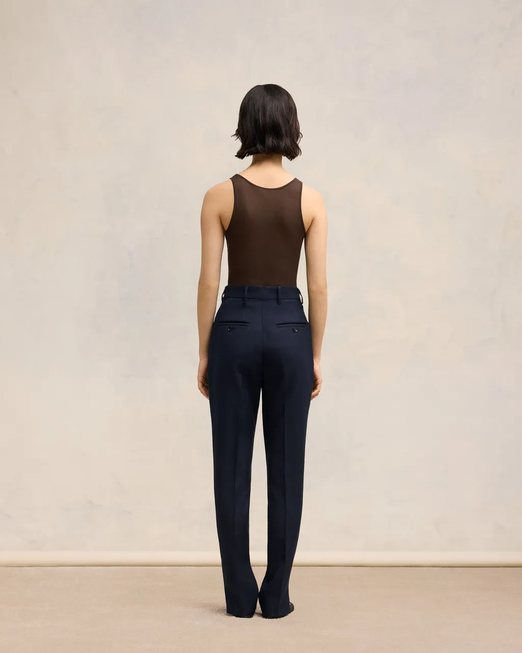 High Waisted Cigarette Trousers
