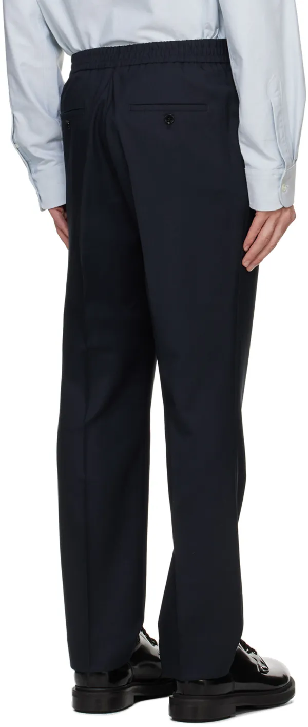 Straight-Leg Tailored Pants
