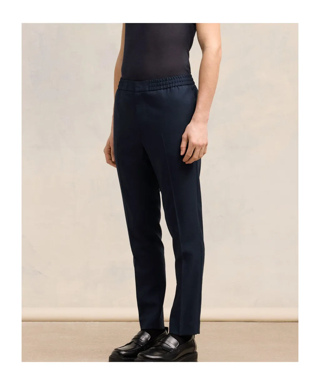 Straight-Leg Tailored Pants