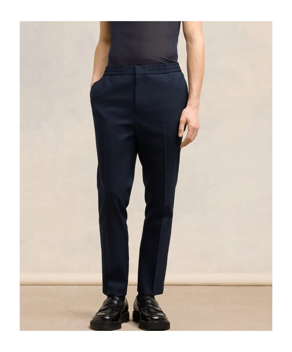 Straight-Leg Tailored Pants