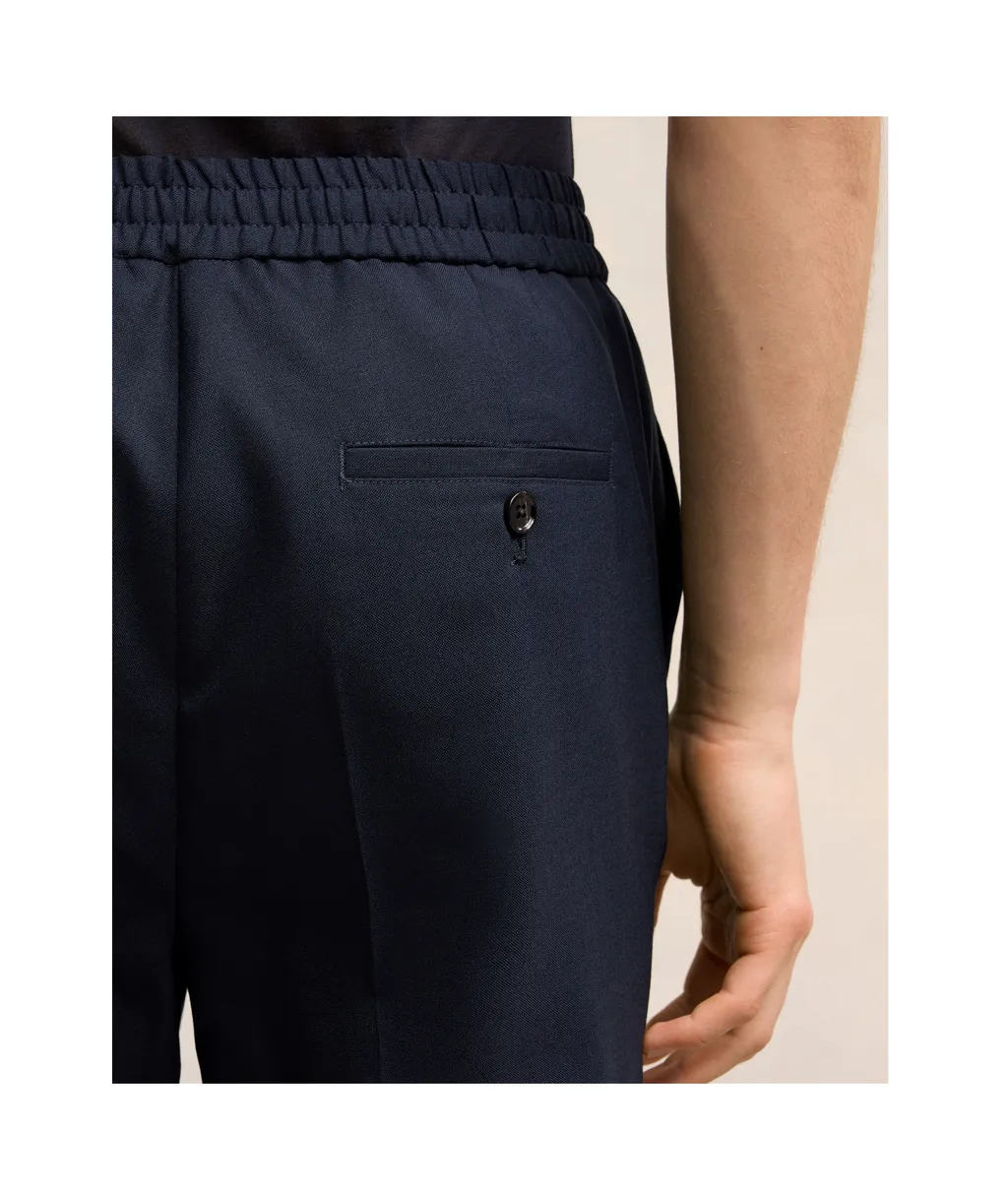 Straight-Leg Tailored Pants