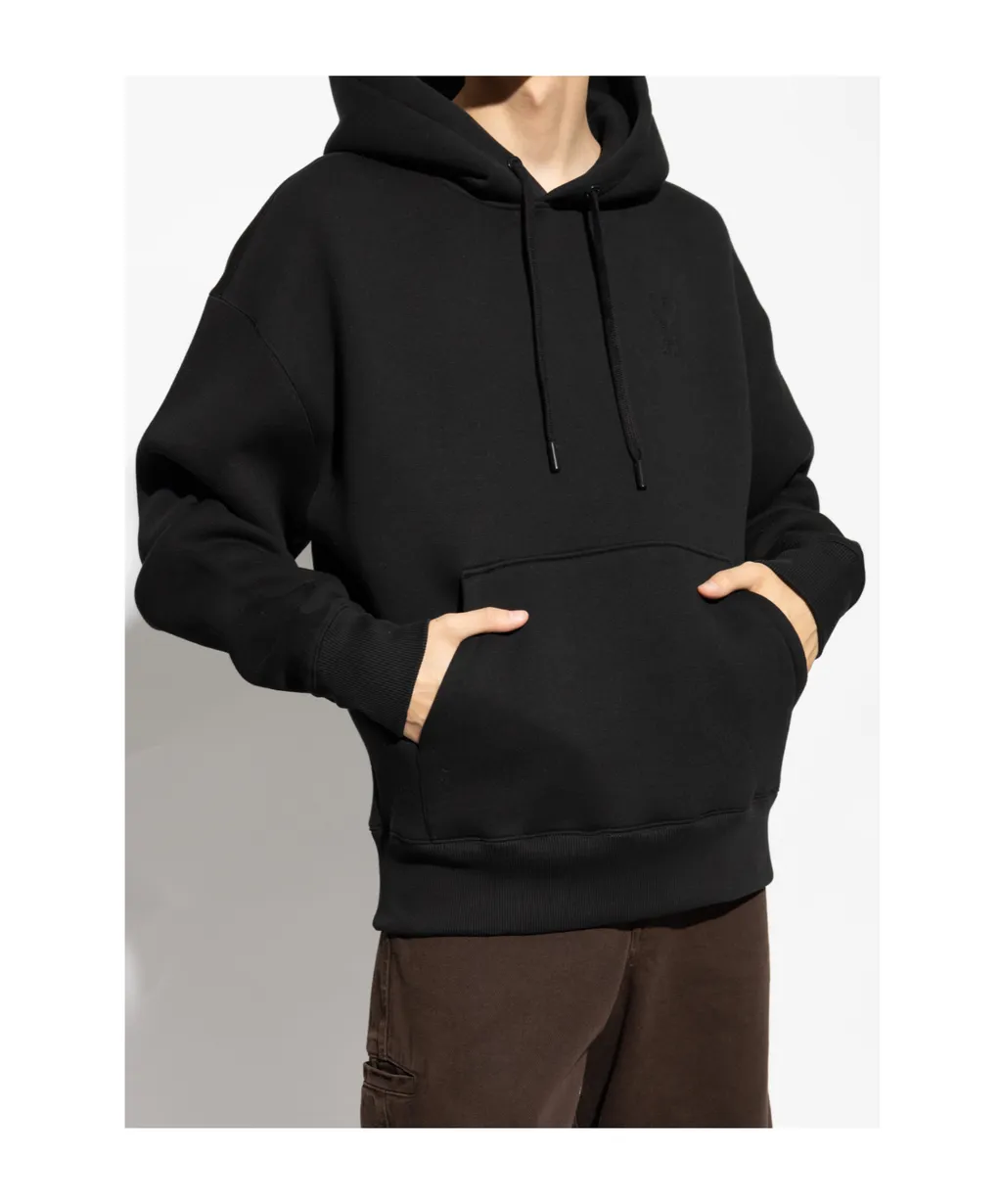 Long-Sleeved Drawstring Hoodie