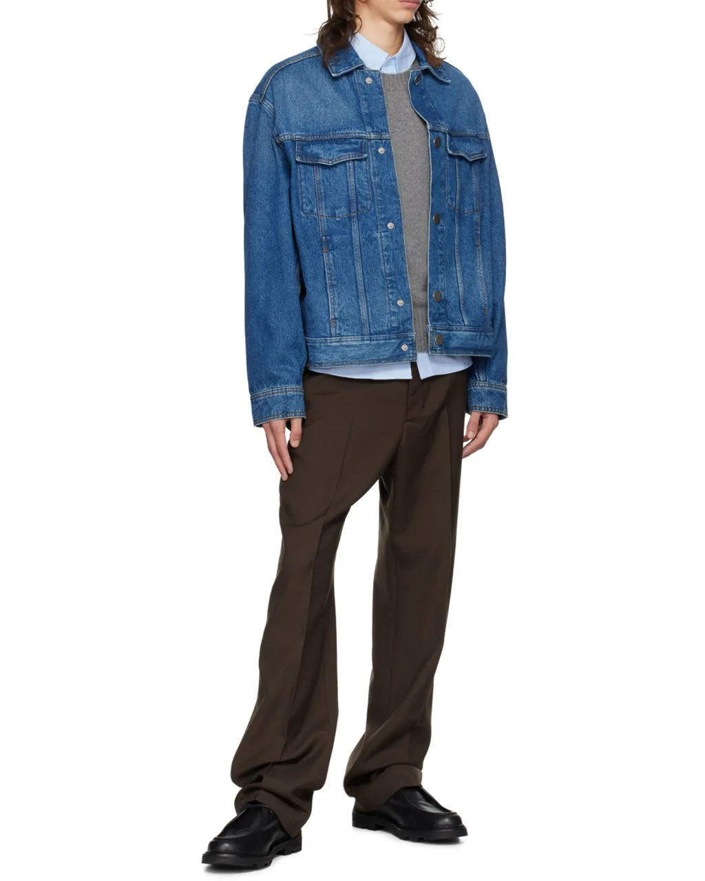 Logo Patch Denim Jacket