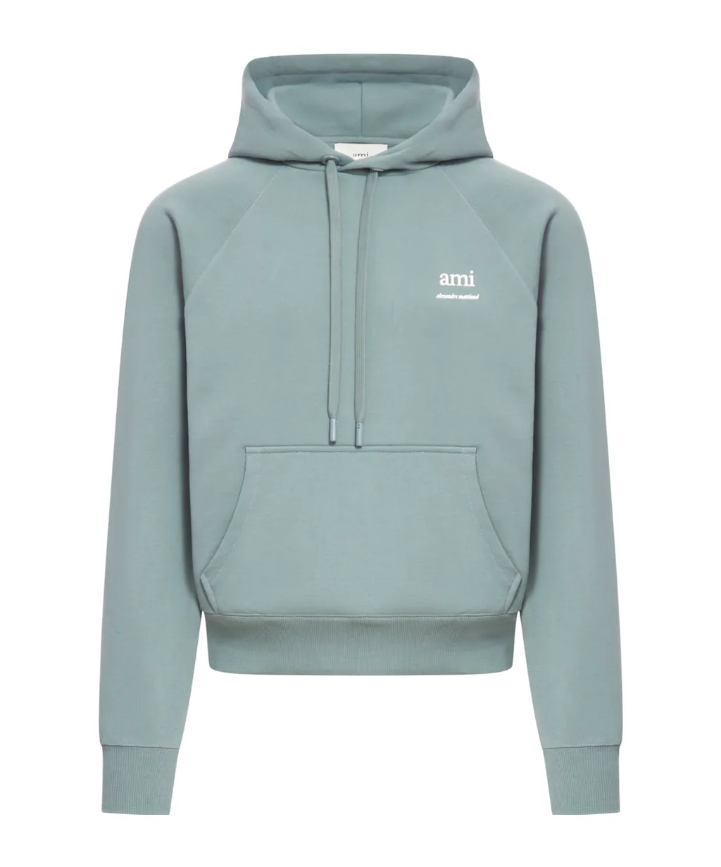 Ami De Coeur Logo-Printed Drawstring Hoodie