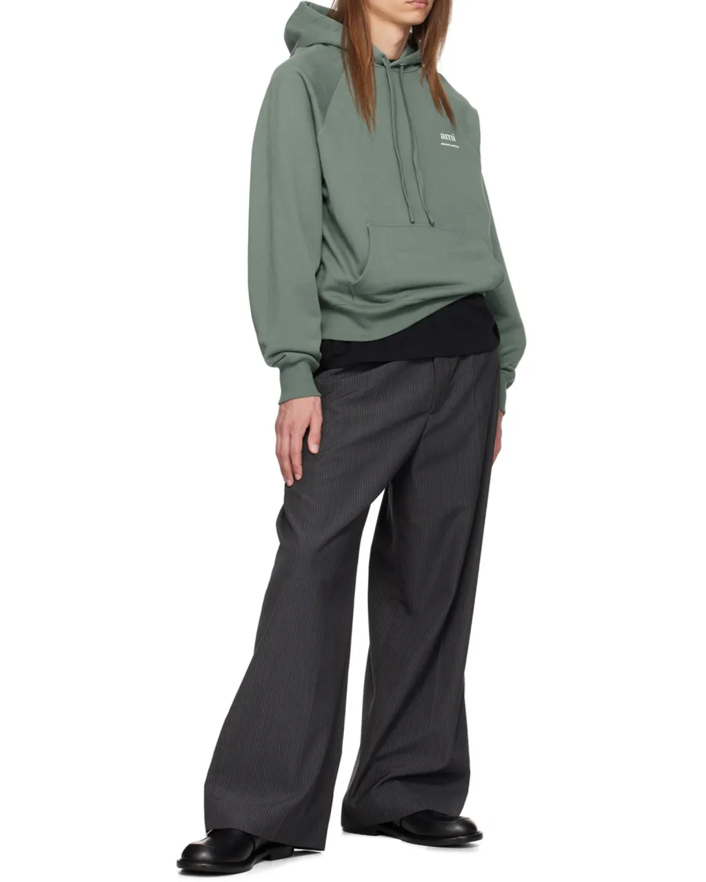 Ami De Coeur Logo-Printed Drawstring Hoodie
