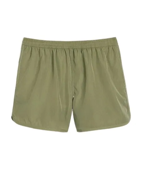 Elastic Waistband Swim Shorts
