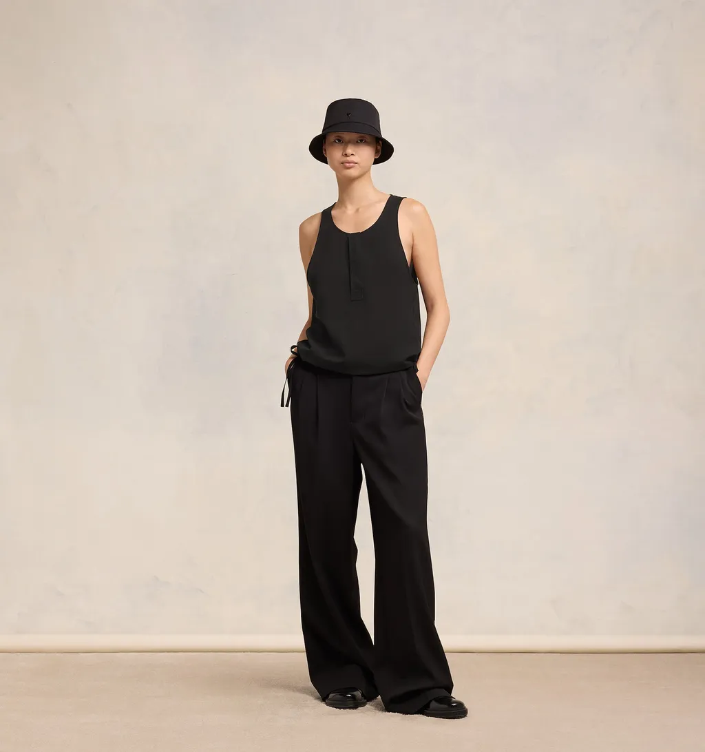 Drawstring Sleeveless Tank Top