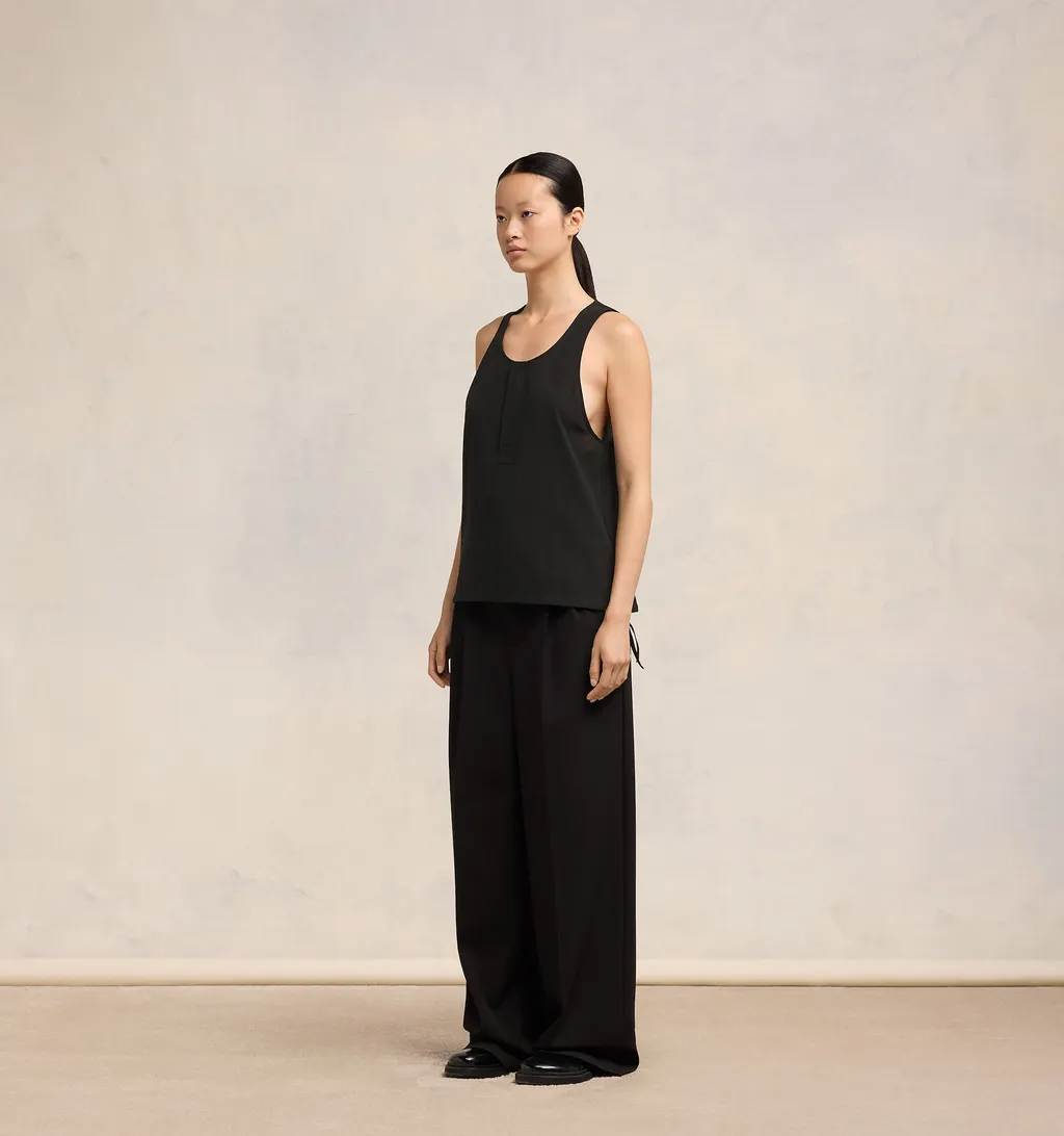 Drawstring Sleeveless Tank Top