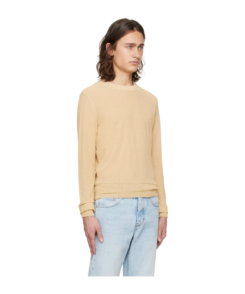 Round-Neck Long-Sleeved Sweater