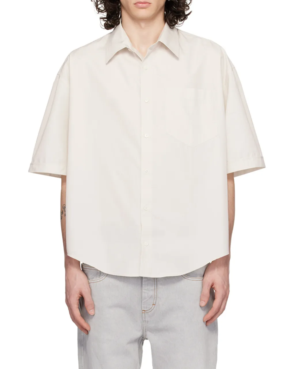 Short Sleeved Button-Up Shirt