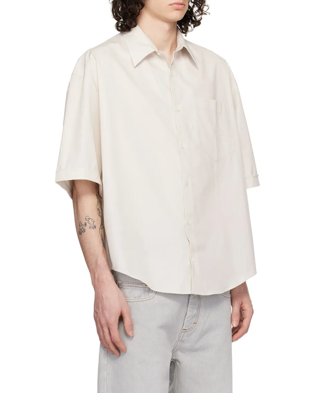Short Sleeved Button-Up Shirt
