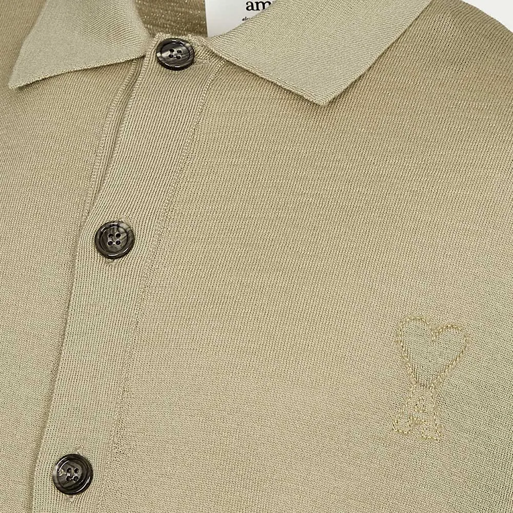 Long-Sleeved Button-Up Cardigan