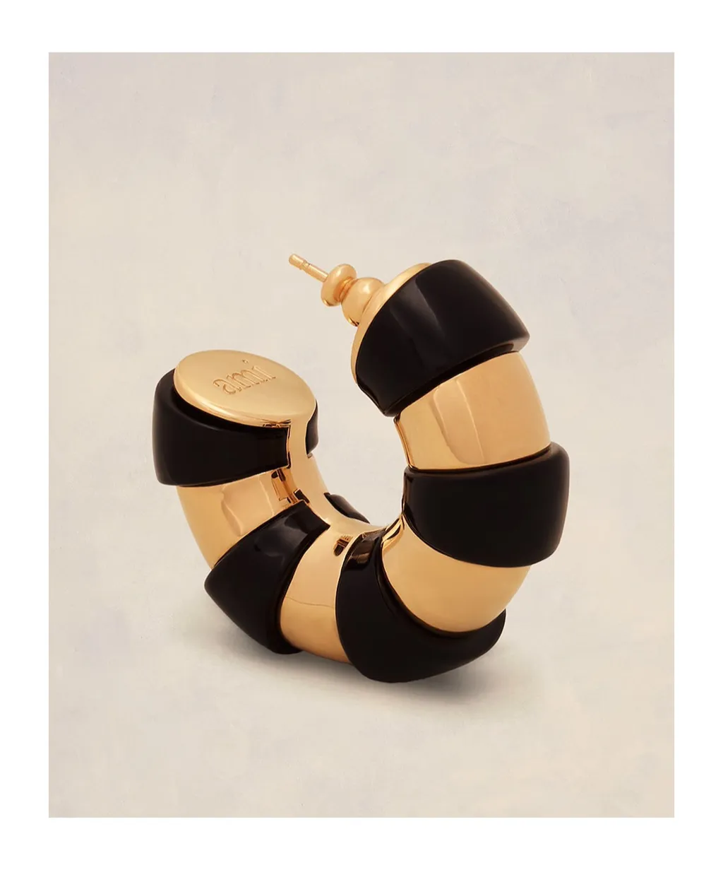 Logo Stripe Earrings