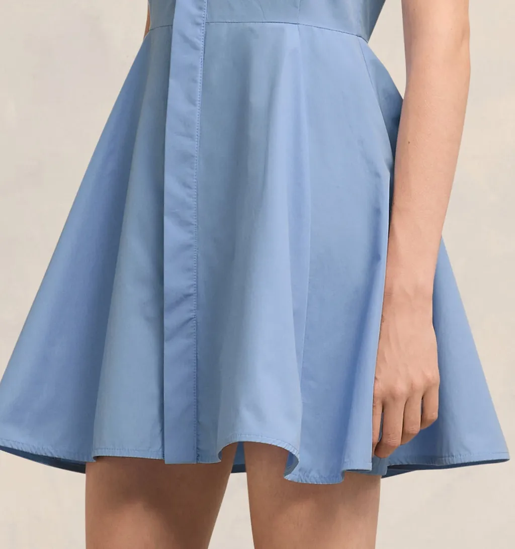 Popeline Sleeveless Mini Dress