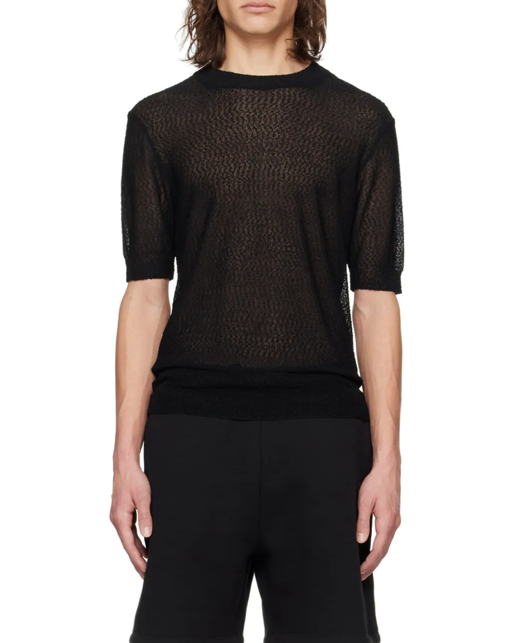 Crewneck Knitted T-Shirt