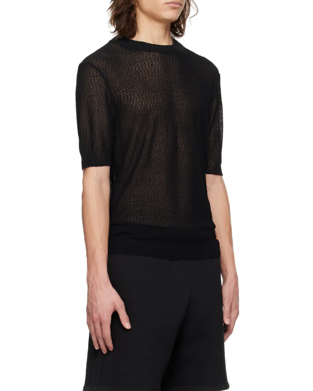 Crewneck Knitted T-Shirt