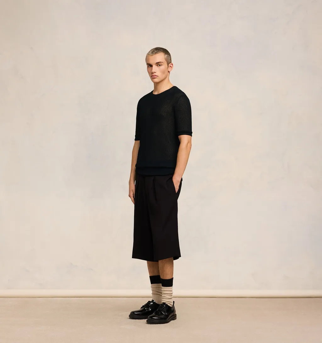 Crewneck Knitted T-Shirt