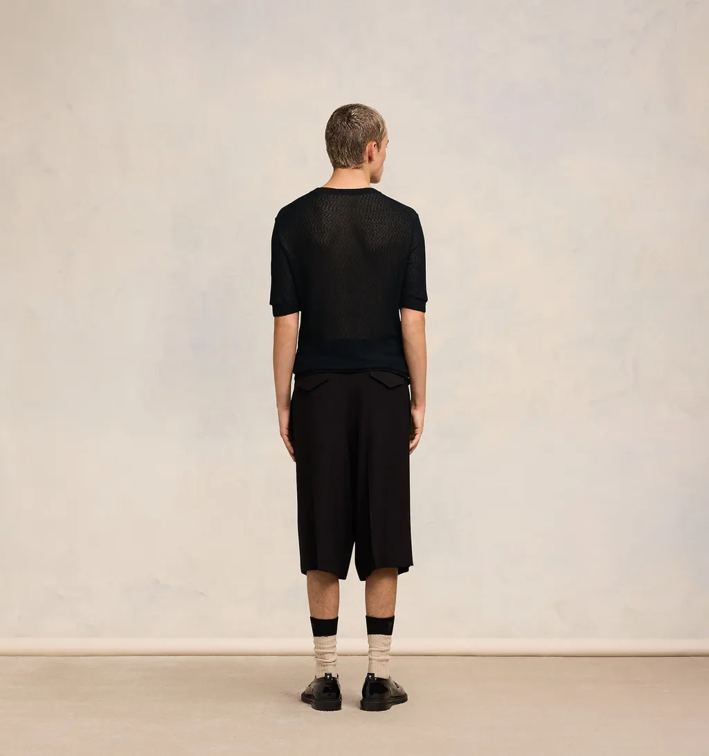 Crewneck Knitted T-Shirt