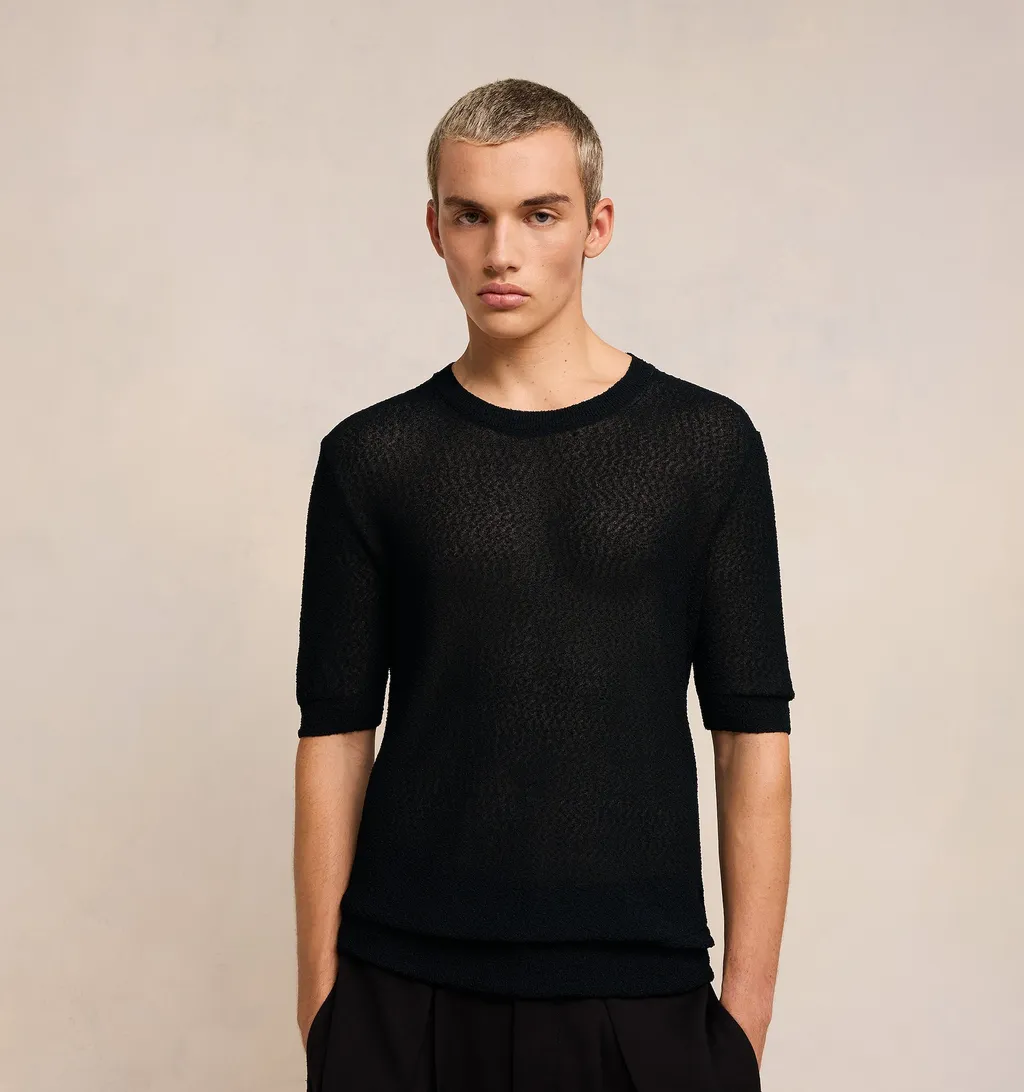 Crewneck Knitted T-Shirt