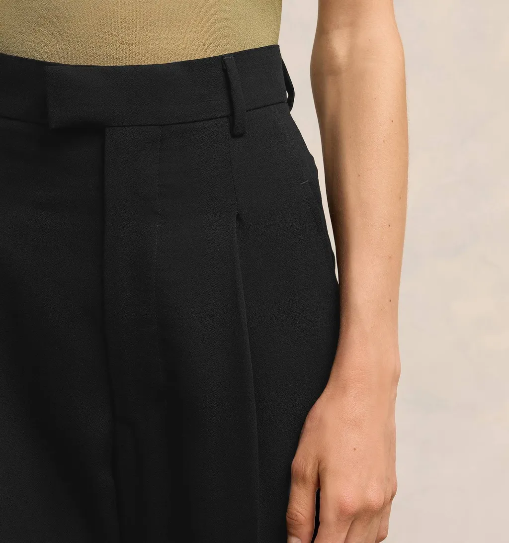 High Waist Cigarette Trousers