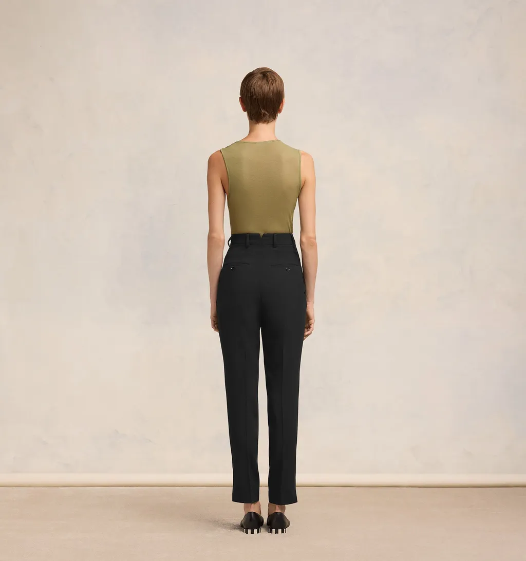 High Waist Cigarette Trousers