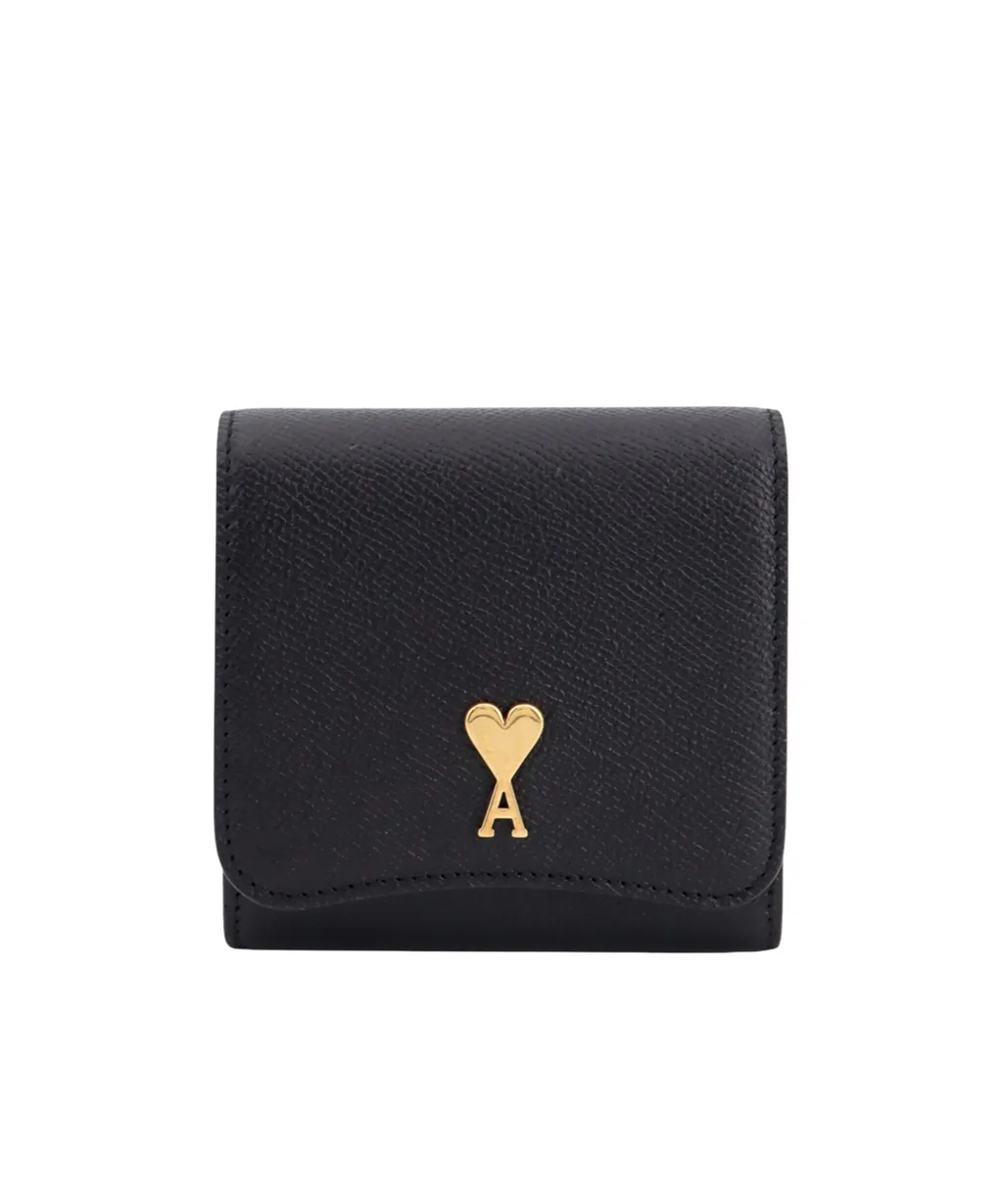 Logo Plaque Tri-Fold Wallet